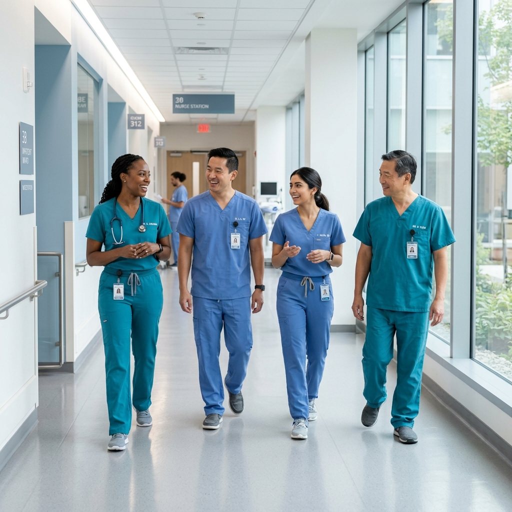A Carebound care team in a healthcare facility
